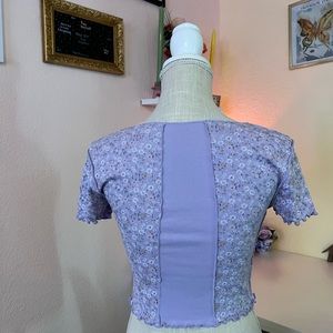 American eagle purple shirt